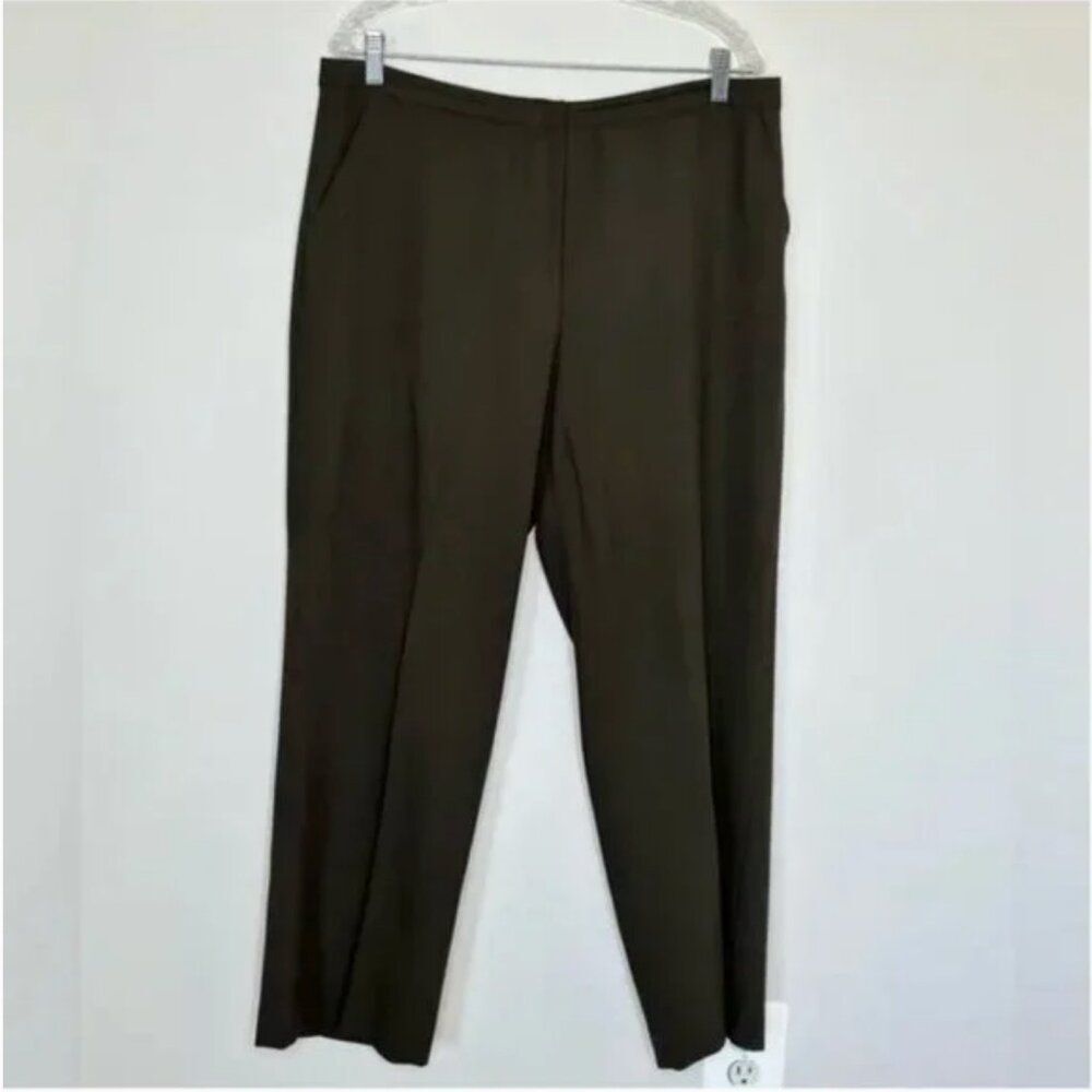 Eileen Fisher Women's Neutral Brown Minimalist Pants Size Large